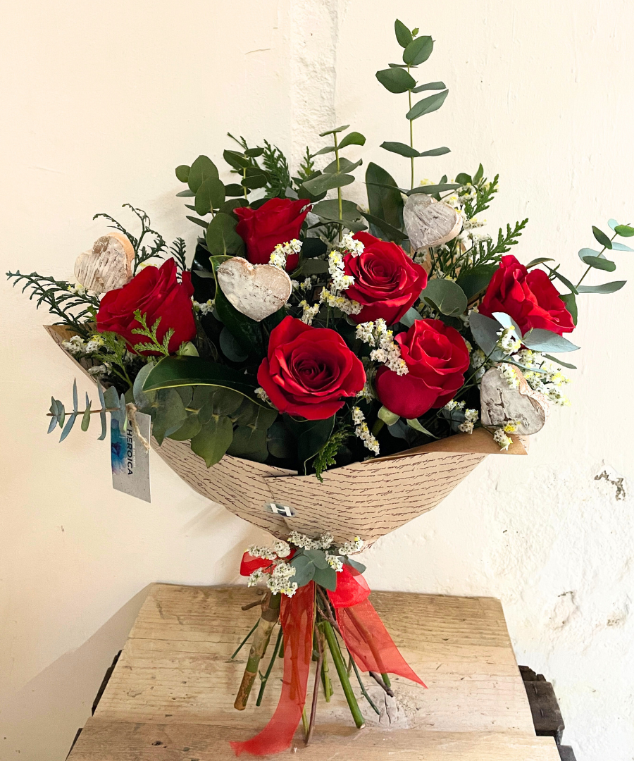 Ramo 6 rosas rojas Ramo 6 rosas rojas San valentín