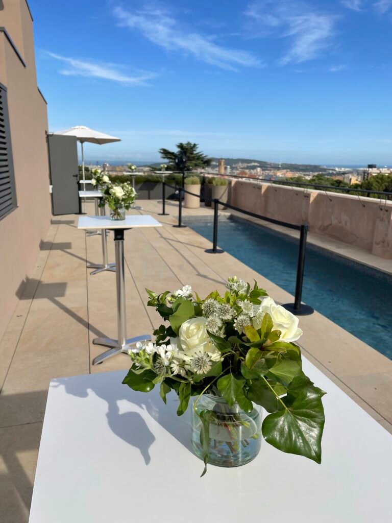 Flores para terrazas de restaurantes y hoteles en verano 1 CARROUSEL 2